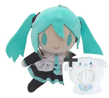 하츠네 미쿠 봉제 인형 세트(시나모롤 모자 포함)
