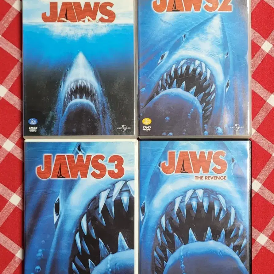 죠스(JAWS) 1탄~4탄 DVD