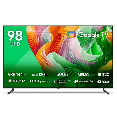 25년 최신 98인치 4K 구글 스마트 TV 특가한정판매!