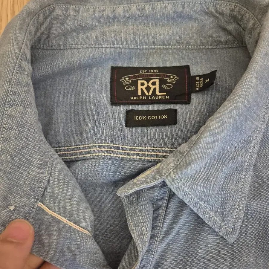 rrl 더블알엘 샴브레이 셔츠