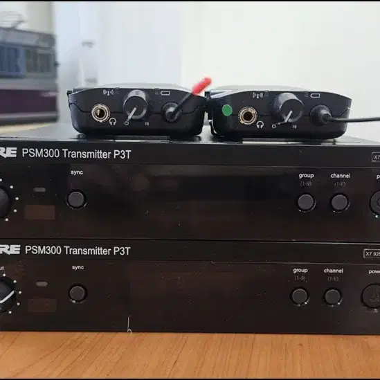 [SHURE] 슈어 PSM300 중고 모니터링 인이어시스템