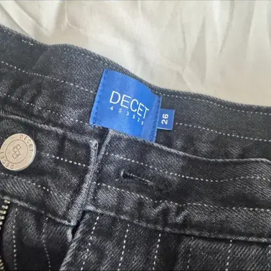 Deed Wide Jeans 데케트 워싱 핀턱 데님 그레이 26