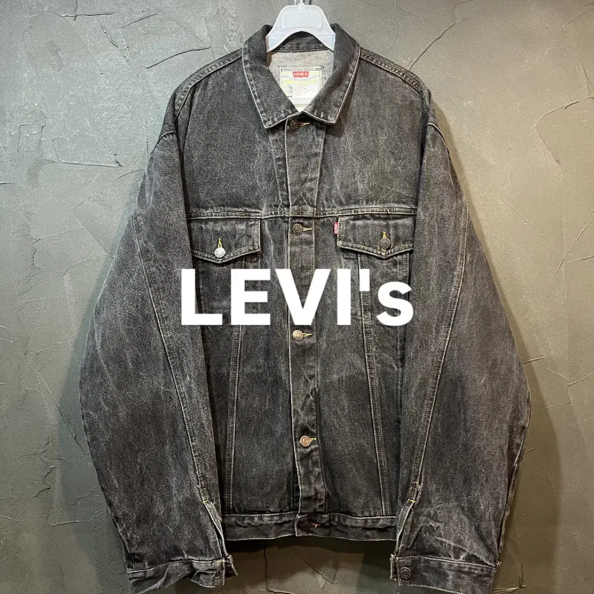 [XL] LEVIs 리바이스 흑청 자켓