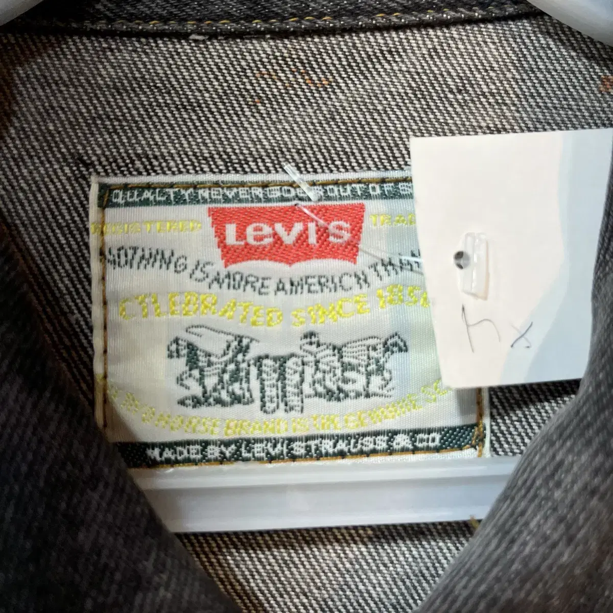 [XL] LEVIs 리바이스 흑청 자켓