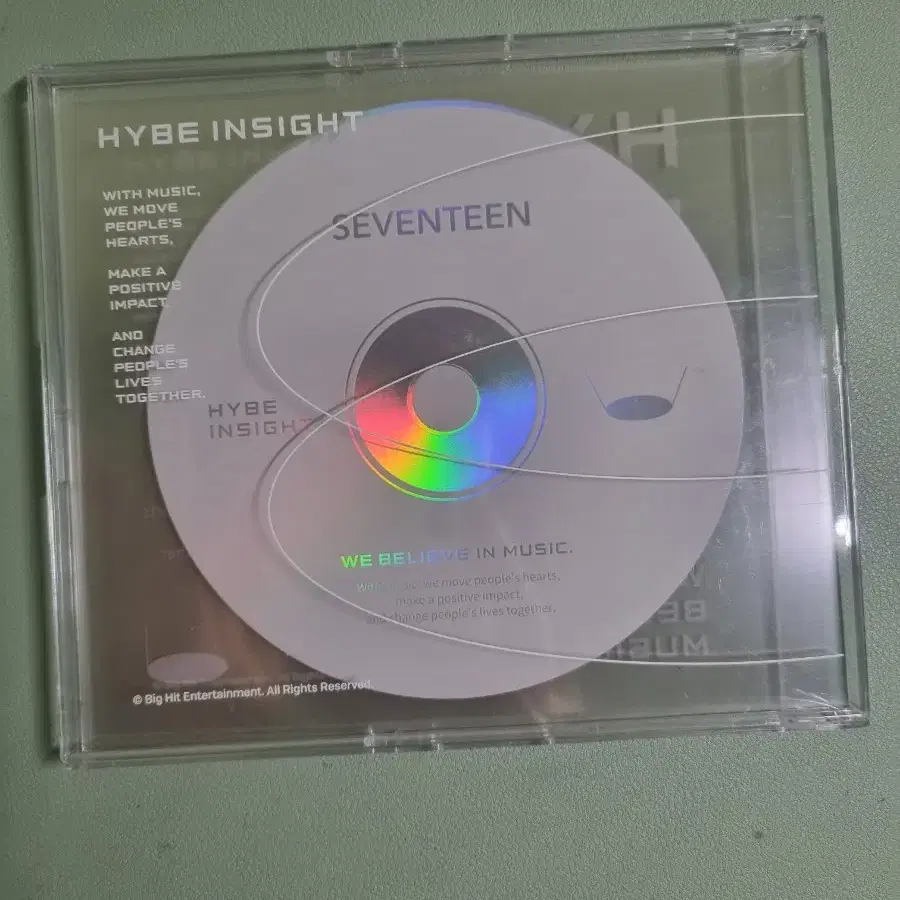 세븐틴 CD 스티커