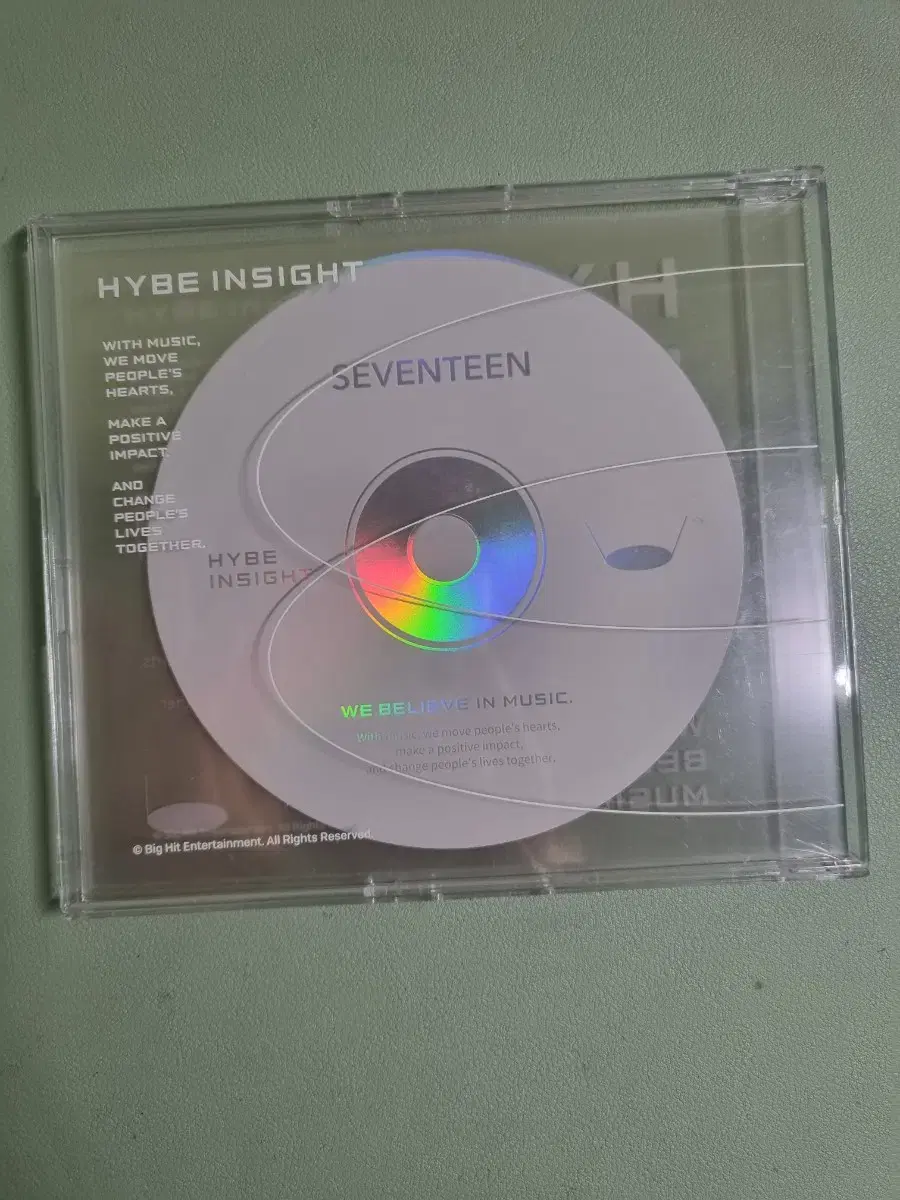 Seventeen CD sticker