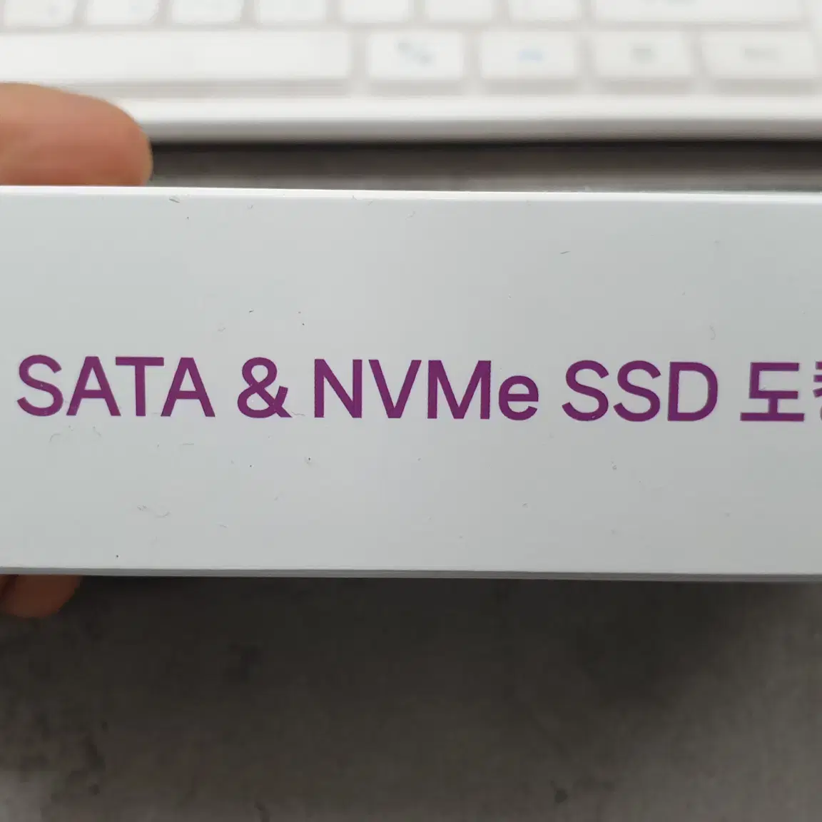 인네트워크 m.2 NVMe& SATA SSD 1베이 도킹스케이션