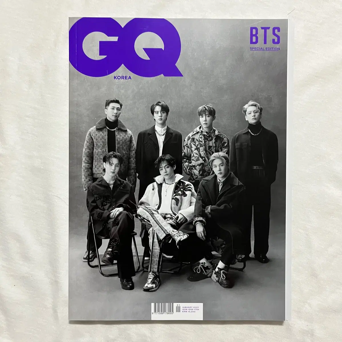 BTS X VOGUE GQ 2022 1월호 BTS 특별판 풀세트