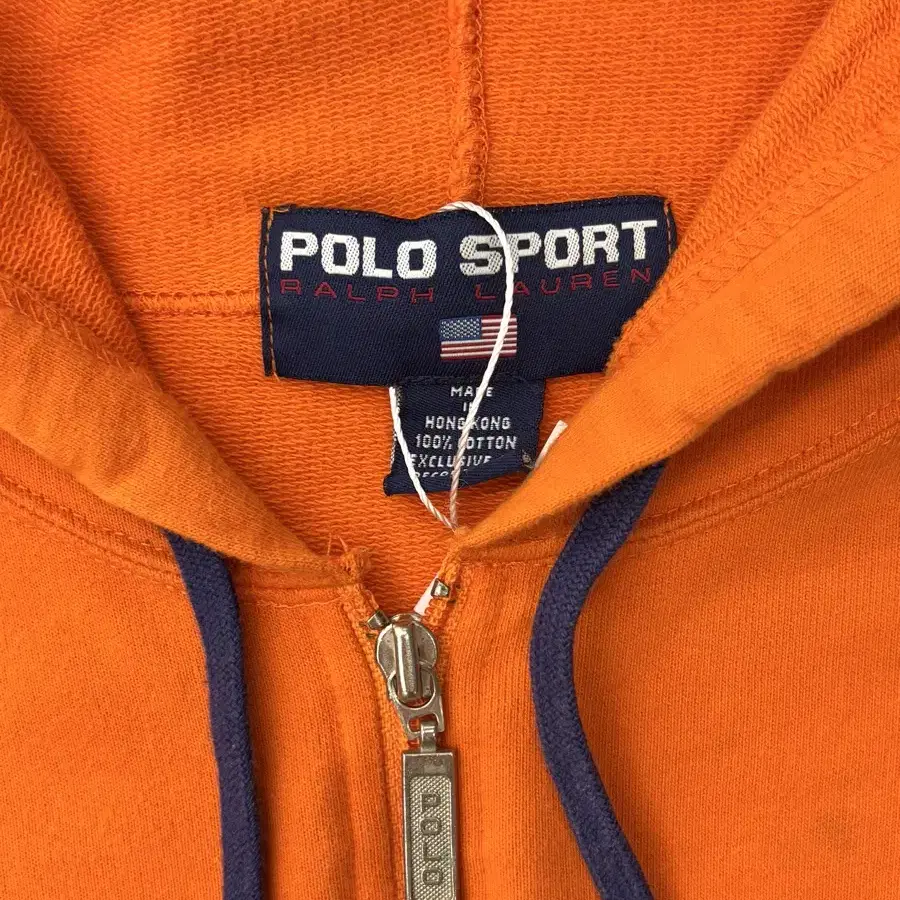 PoloSport 폴로스포츠 오렌지 후드집업