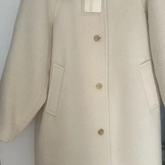 (새상품) 리본빛 Viola Coat - Ivory