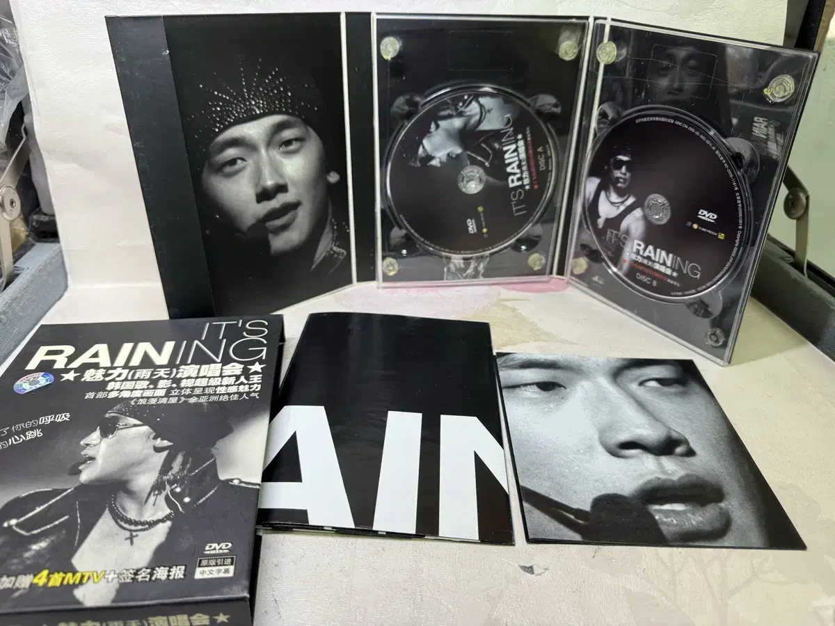 비, RAIN, IT's RAINING,2DVD,중국정식발매.2005년