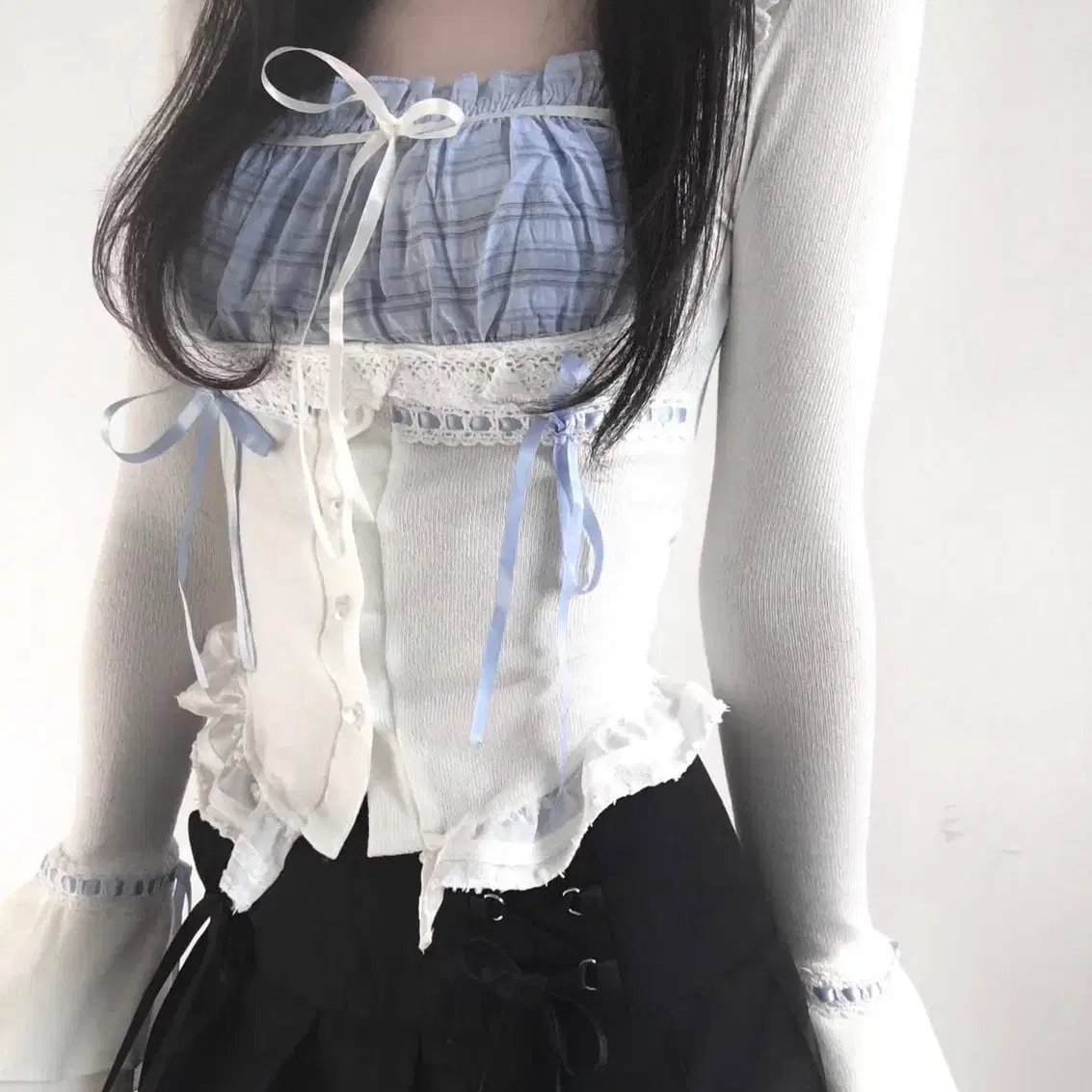 젯젯디 마켓 zzdvintage 아리엘 탑 Ariel top