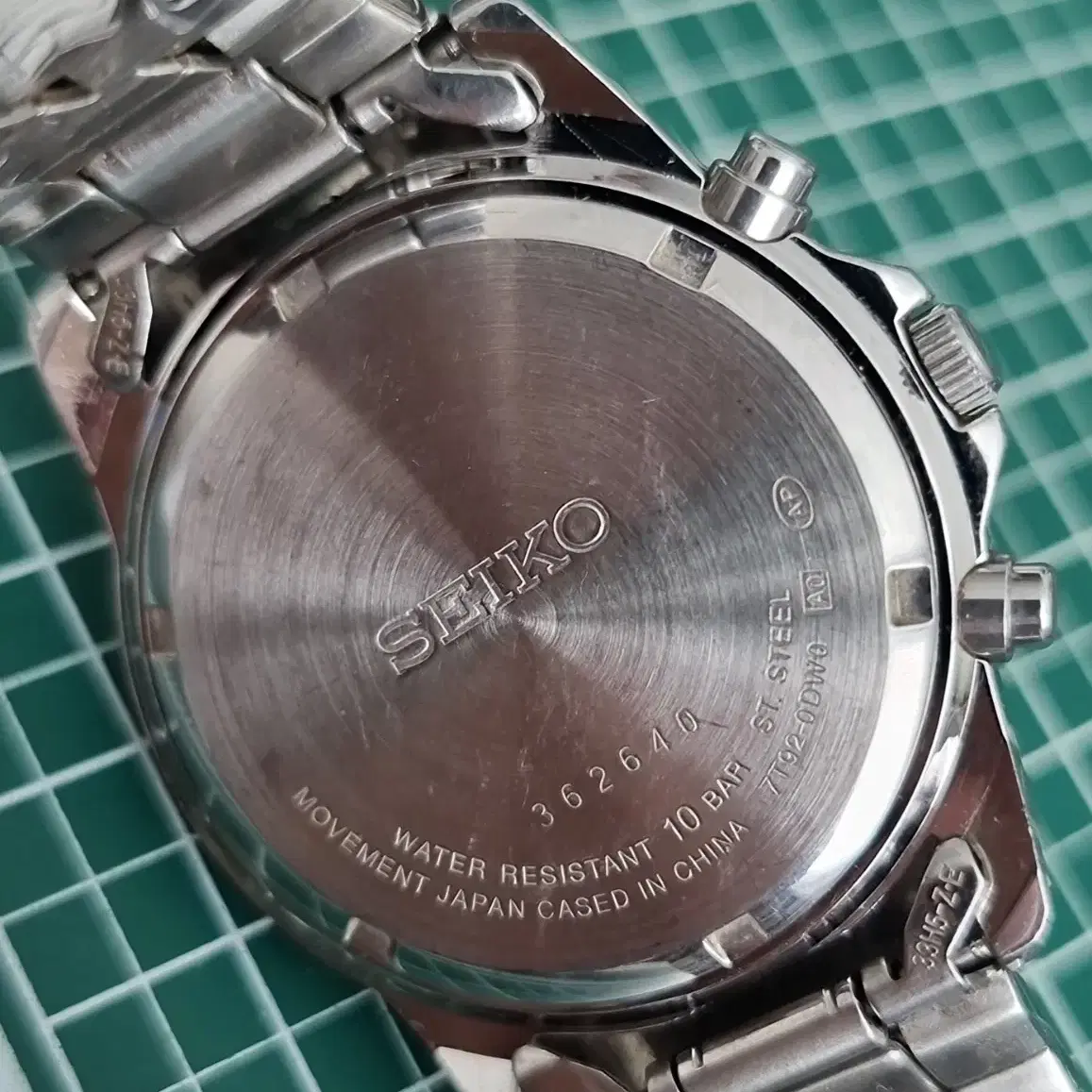 세이코 (SEIKO) 크로노 그래프 SND367P1 쿼츠 시계