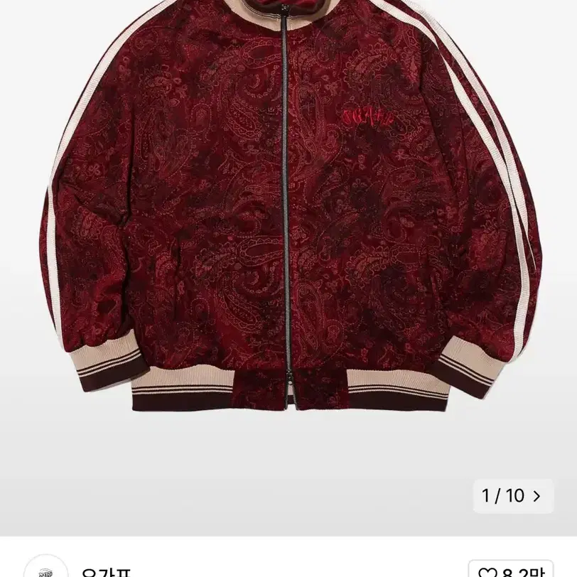 오가프 Flower Paisley Vintage Track Jacket