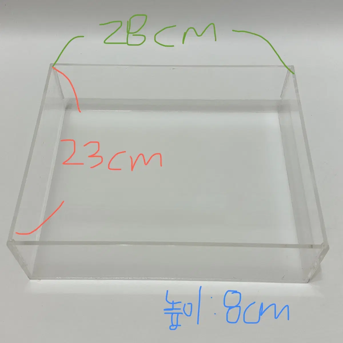 [28*23*8]투명 아크릴 수납함