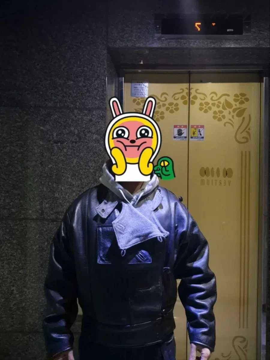 밴슨 스웨덴군 모터사이클 자켓