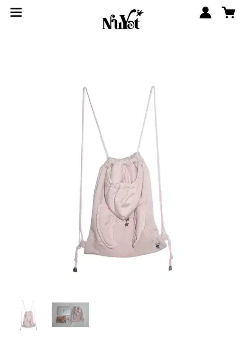 누엣  nuyet Angel wing bag _ Baby pink