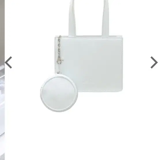 소프트서울 JELLY BEAN SQUARE BAG_WHITE