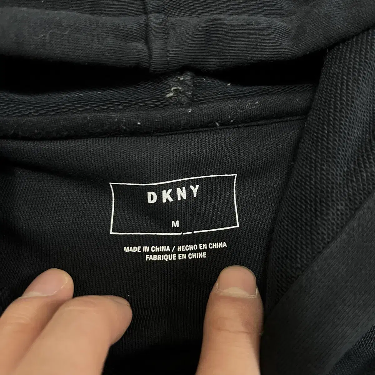 DKNY 도나카란 뉴욕 사이드라인 후드티 M/95