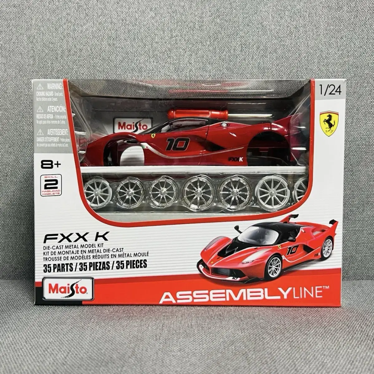 1/24 마이스토 페라리 FXX K 다이캐스트 조립 키트