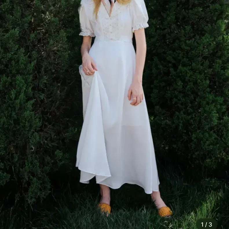 쎄무아듀 Cest Moidew white long dress