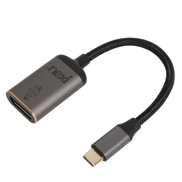 USB C type to 디스플레이포트 1.4ver 케이블형 무전원컨버터