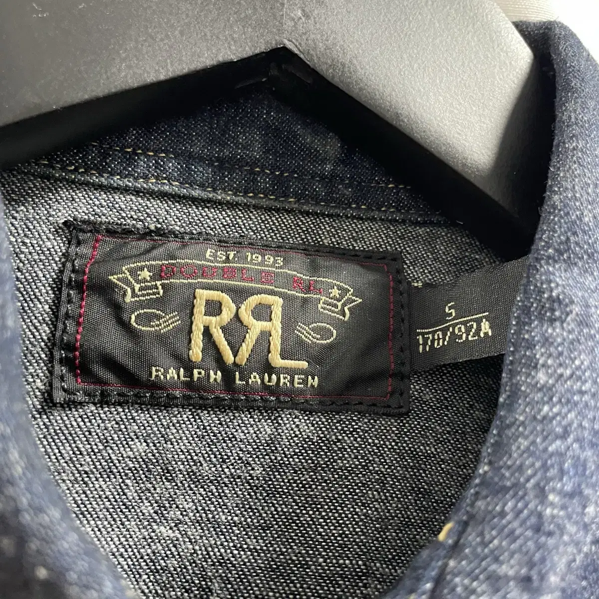 RRL/ 데님 웨스턴 셔츠/ S