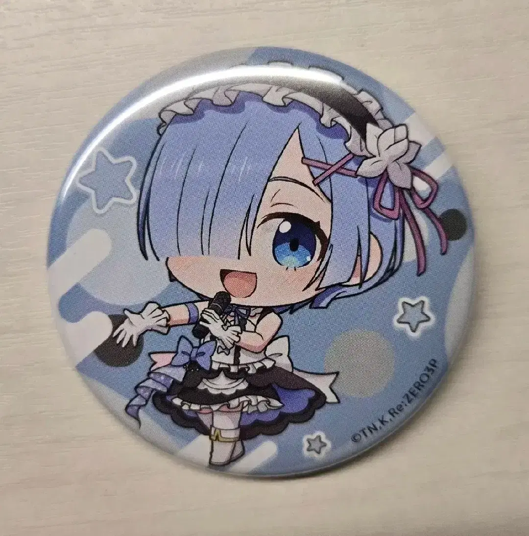 Bulk) Rezero Ram Lem Muvic Carra Badge Idol Collection SD Badge