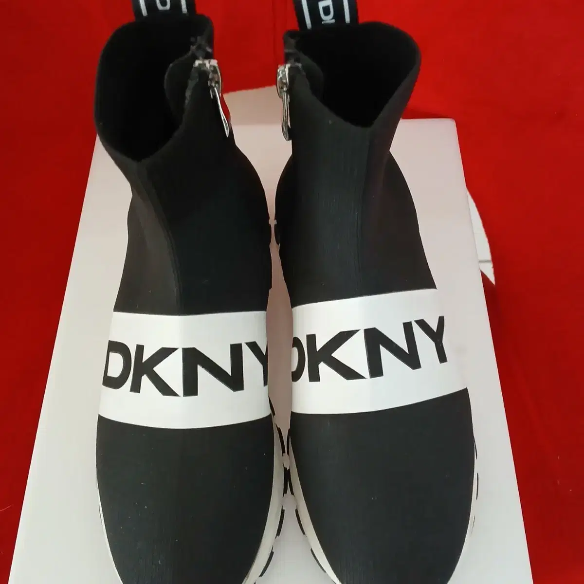 DKNY 니트 삭스 부츠 235