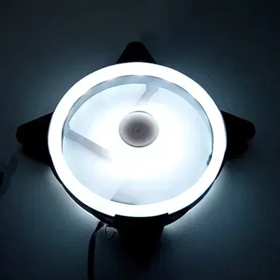 120mm 화이트 LED라이트 컴퓨터용 시스템 팬 쿨러