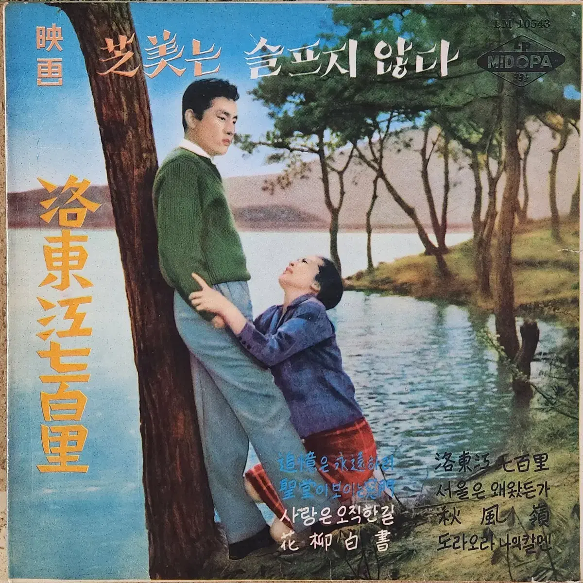 지미는 슬프지않다(최무룡)/낙동강 칠백리(이인권) 10인치 LP