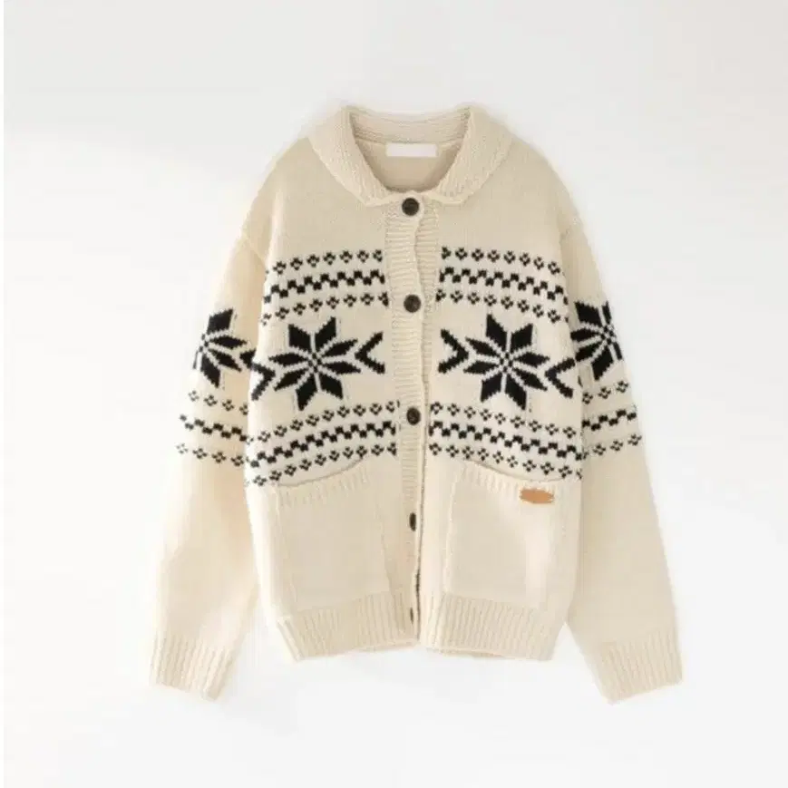 플라드주르 snow cowichan cardigan