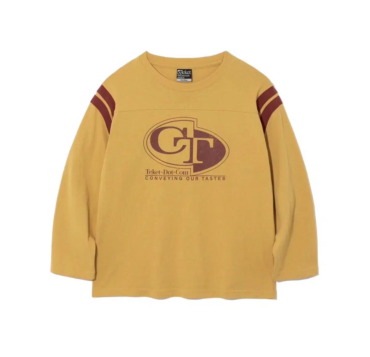 테켓 teket 티셔츠 롱슬리브 City L/S Tee Mustard