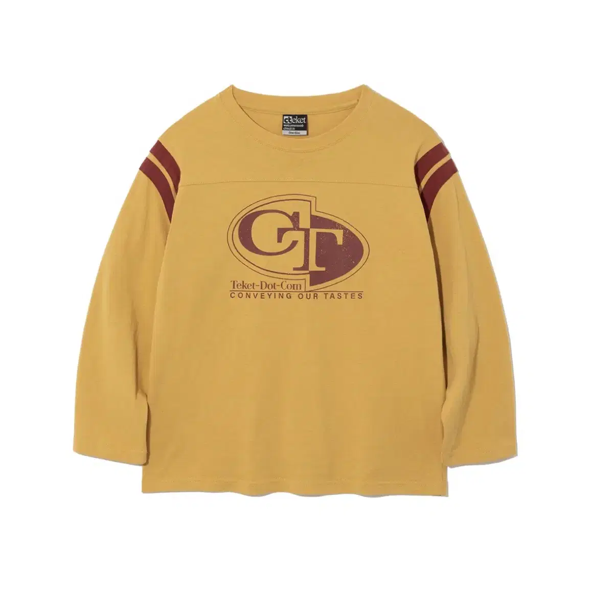 테켓 teket 티셔츠 롱슬리브 City L/S Tee Mustard