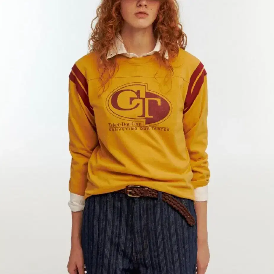 테켓 teket 티셔츠 롱슬리브 City L/S Tee Mustard