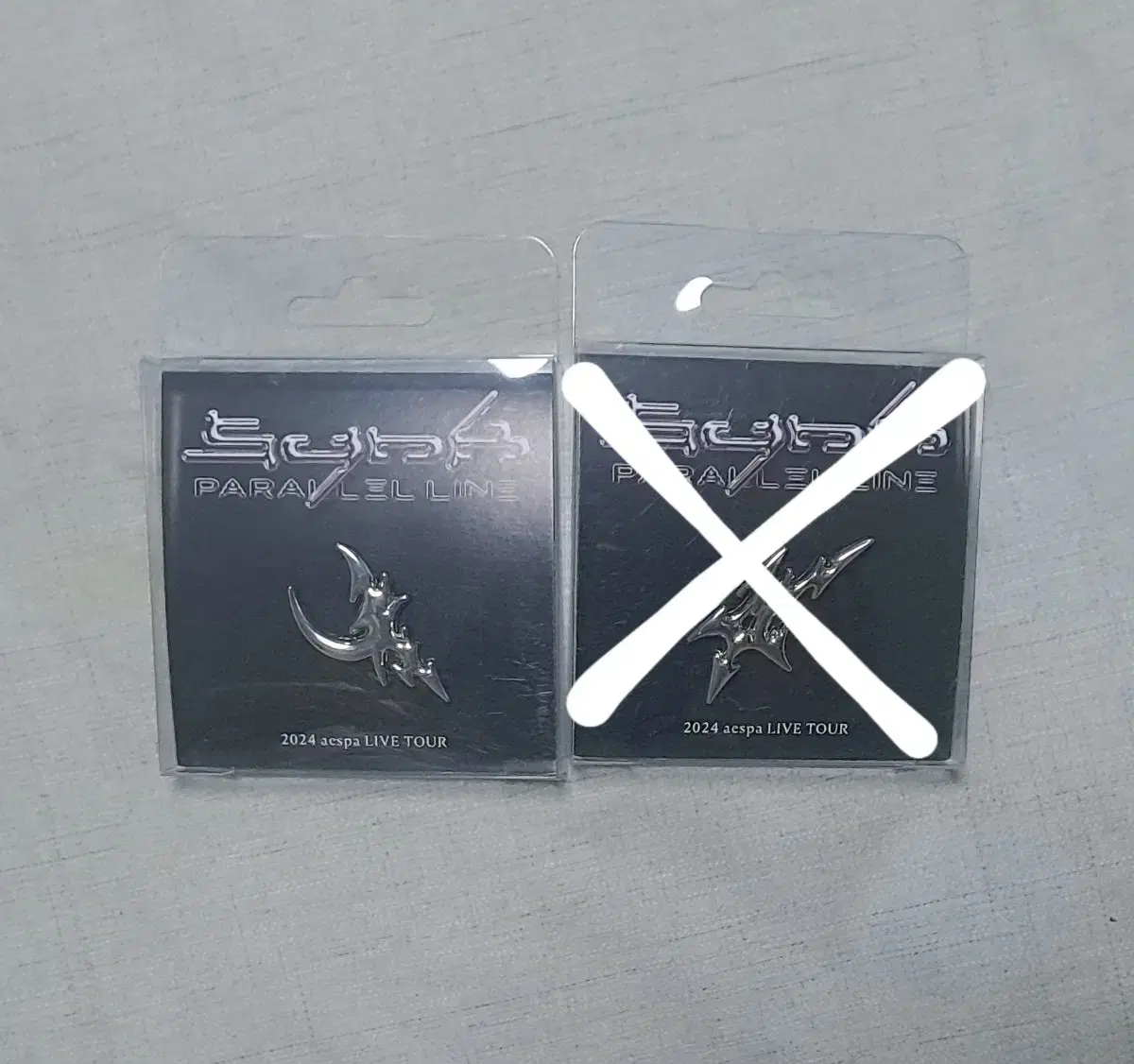 Aespa 2nd Concert MD Goods Badge sealed Giselle