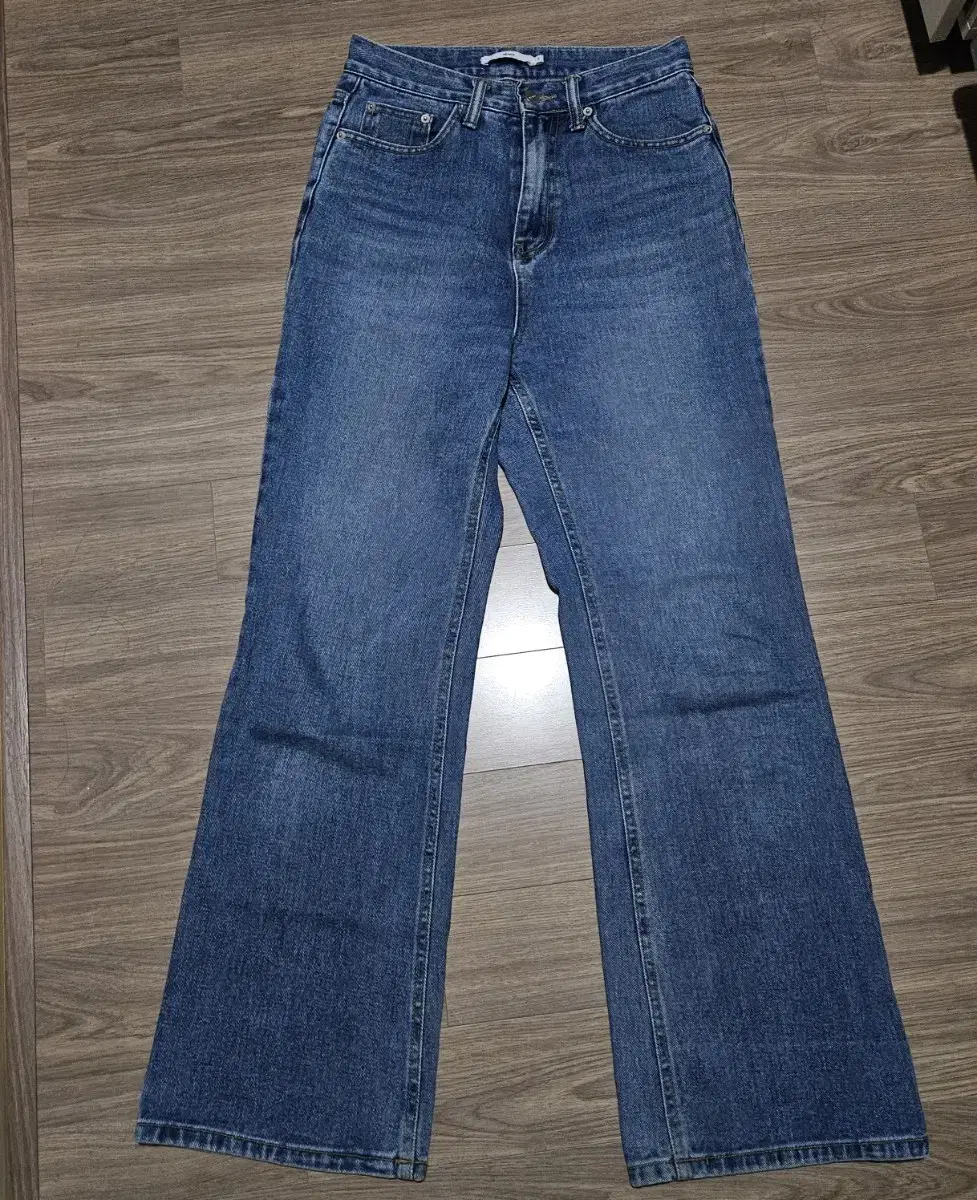 일자핏 청바지 27