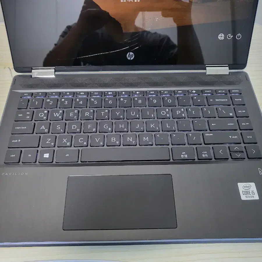 hp 파빌리온 x360 부품용 노트북 15에팜