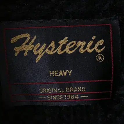 HYSTERIC GLAMOUR 히스테릭글래머 Heavy 블랙 코위찬