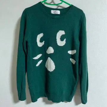 [레어] 네넷 냐옹 빅 페이스 니트 스웨터