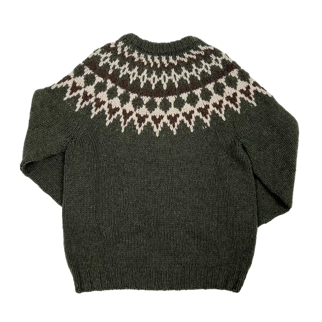 WACKO MARIA 16AW NORDIC SWEATER KAHKI