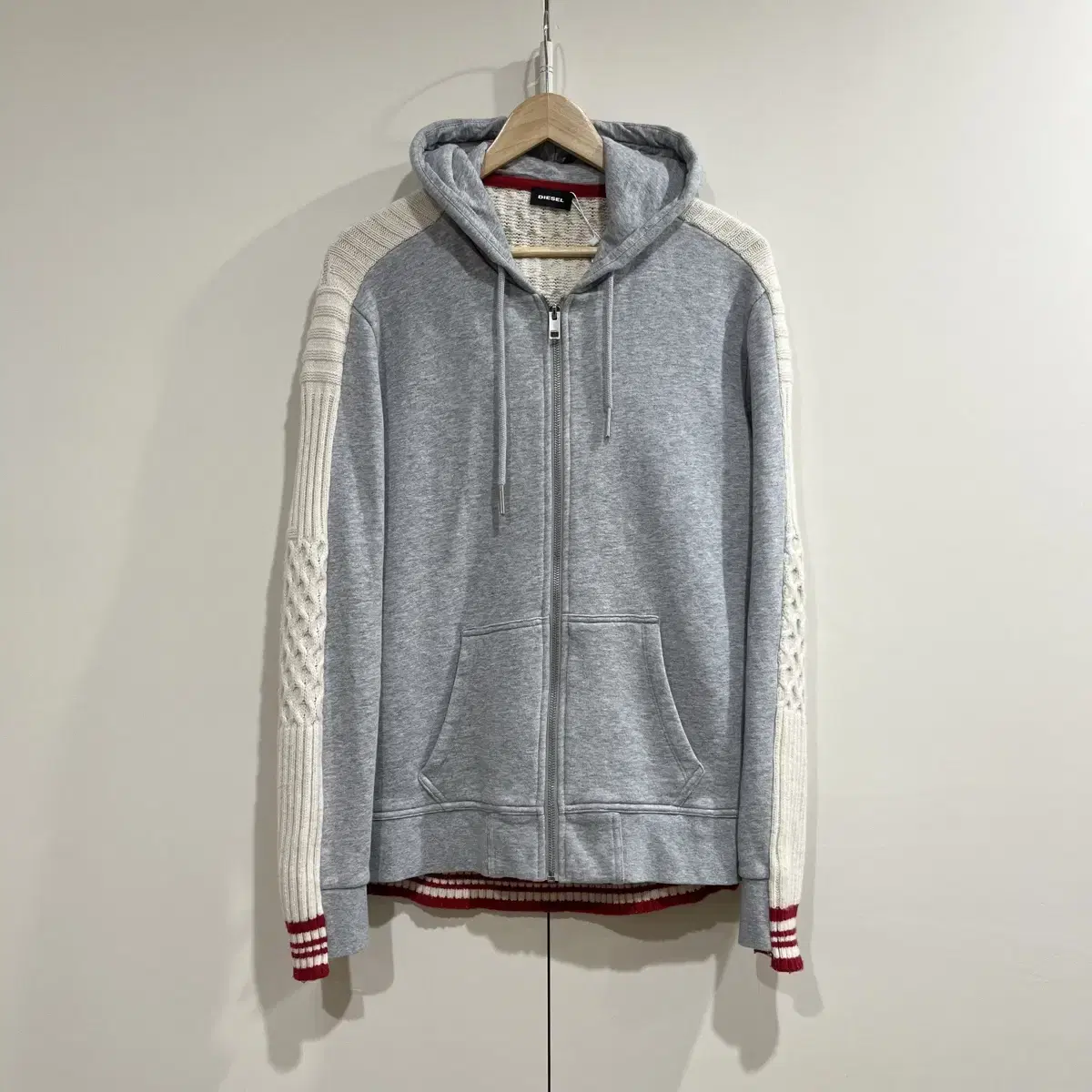 DIESEL Mix Hooded zip-up