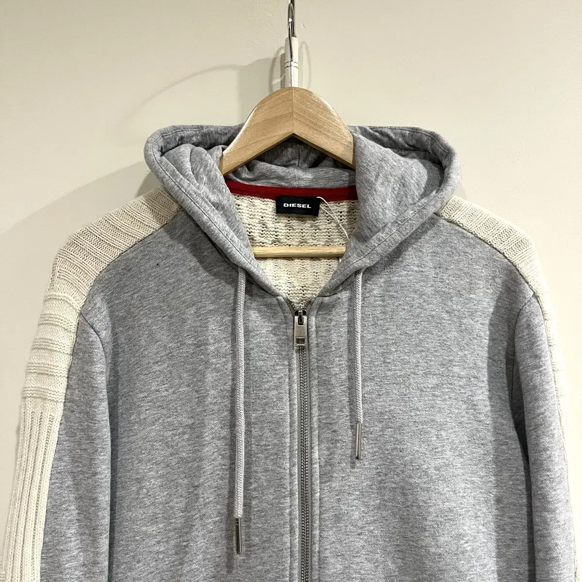 DIESEL Mix Hooded zip-up