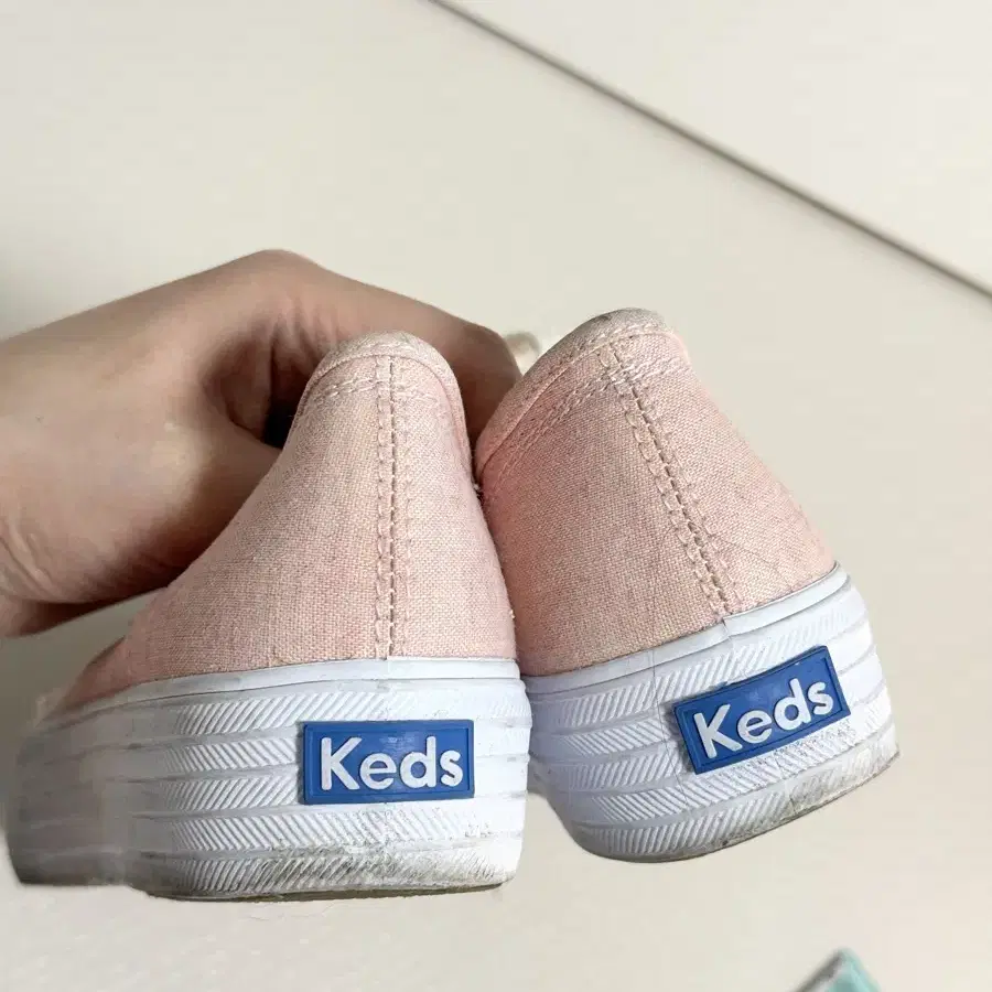 [케즈 Keds] 핑크 플랫폼 키높이 스니커즈 운동화 220-230