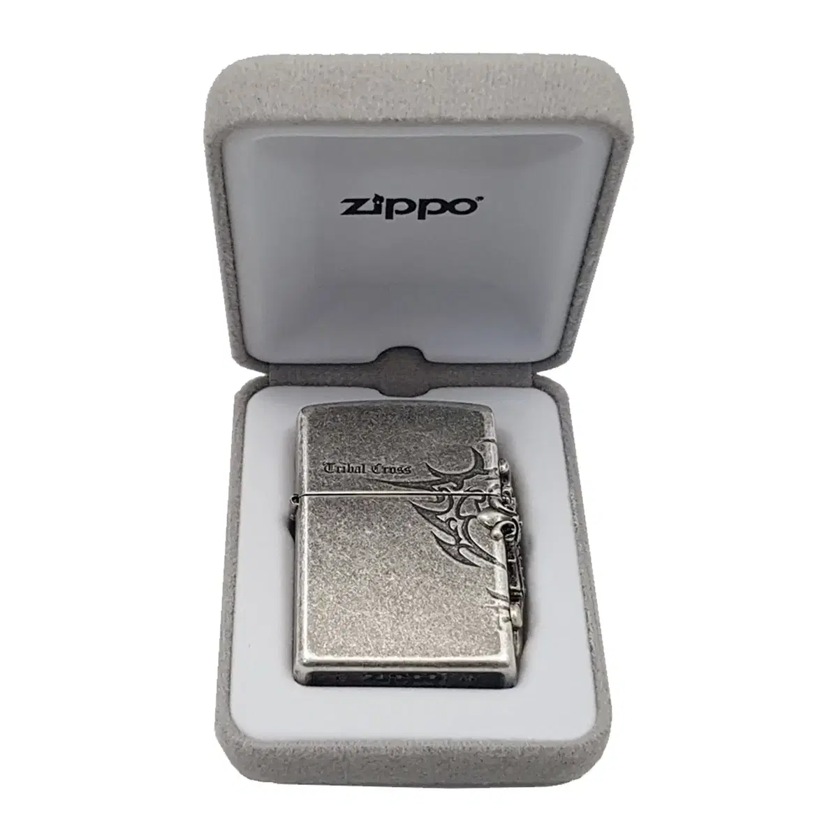 ZIPPO 라이터 지포라이터 Side Tribal Cross EMB 2