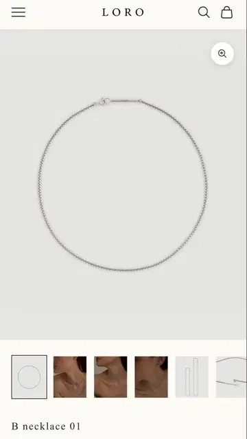 loro B 목걸이 01 50cm