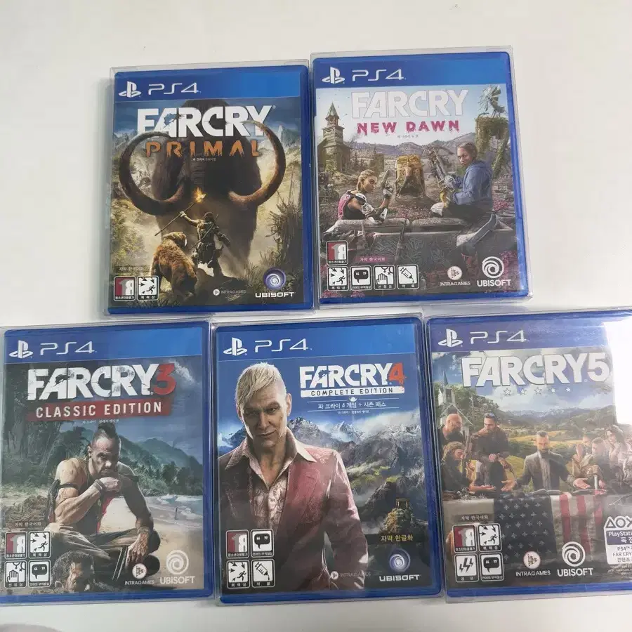 [개봉]PS4 파크라이 FARCRY 5개 제품