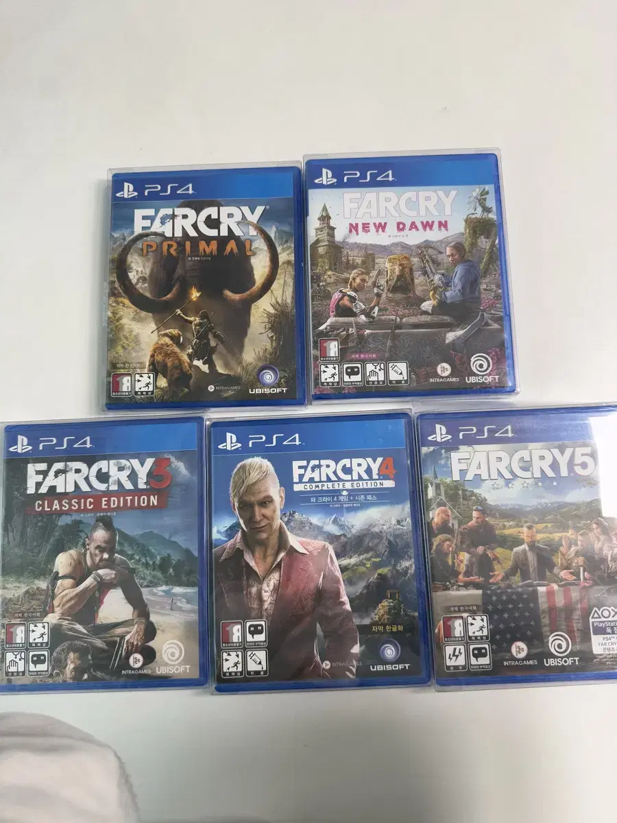 [개봉]PS4 파크라이 FARCRY 5개 제품