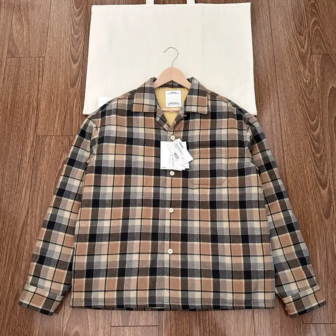 VISVIM 25SS KEESEY CHECK DOWN JKT