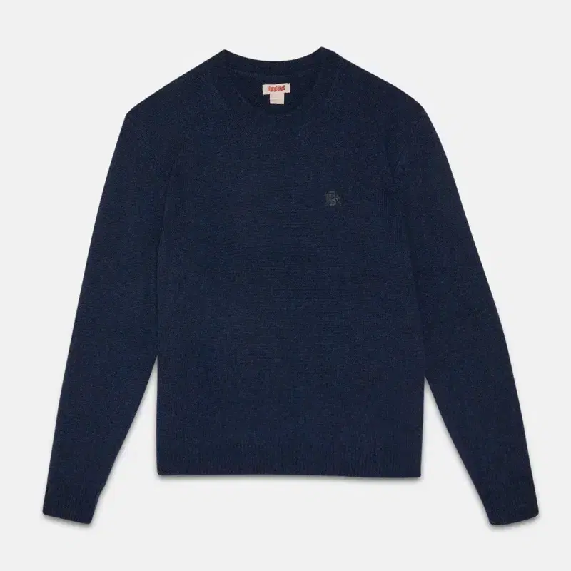 바라쿠타 soft wool navy crew neck